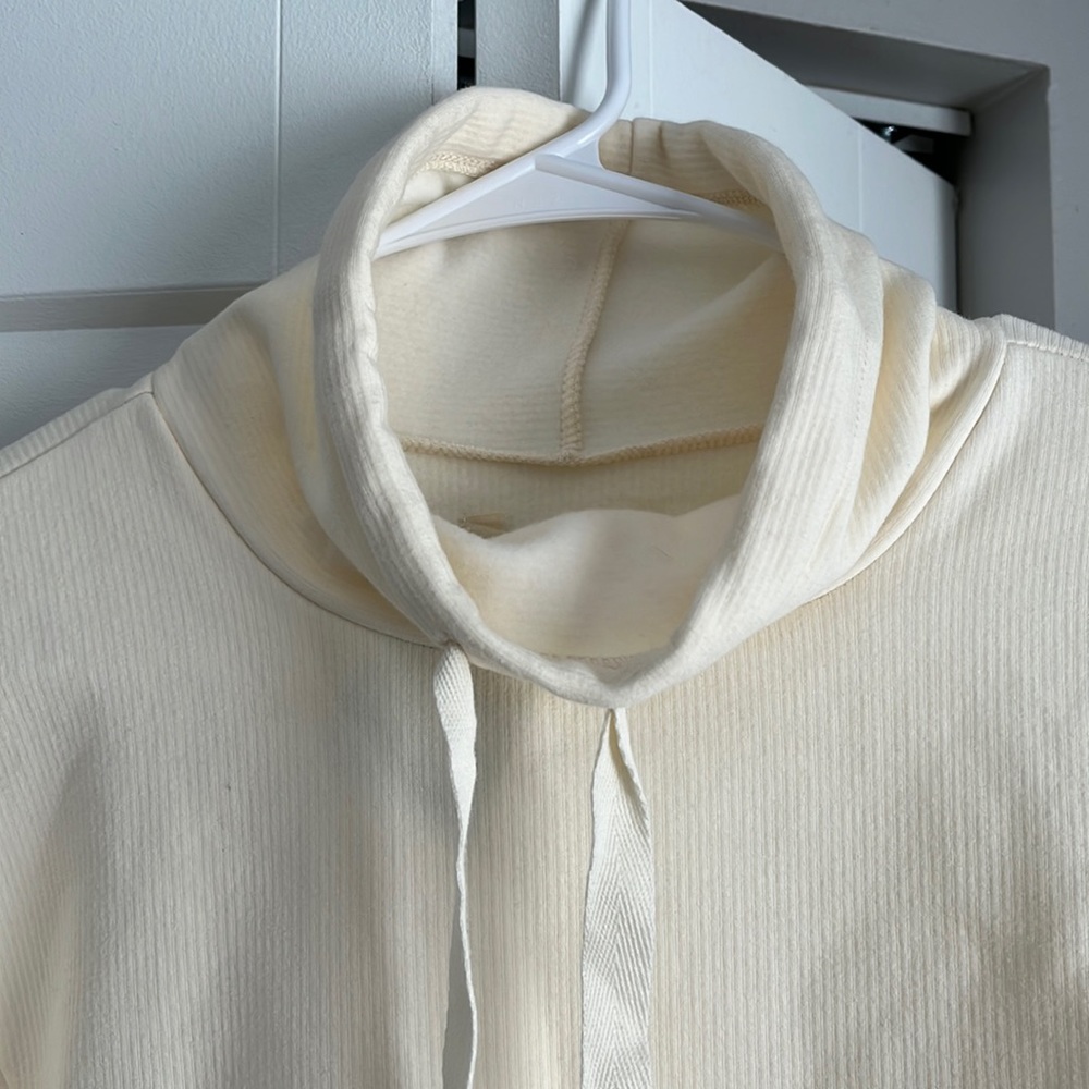Madewell MWL Loungewear Cowled Sweatshirt Pullover, NWOT - Picture 4 of 7